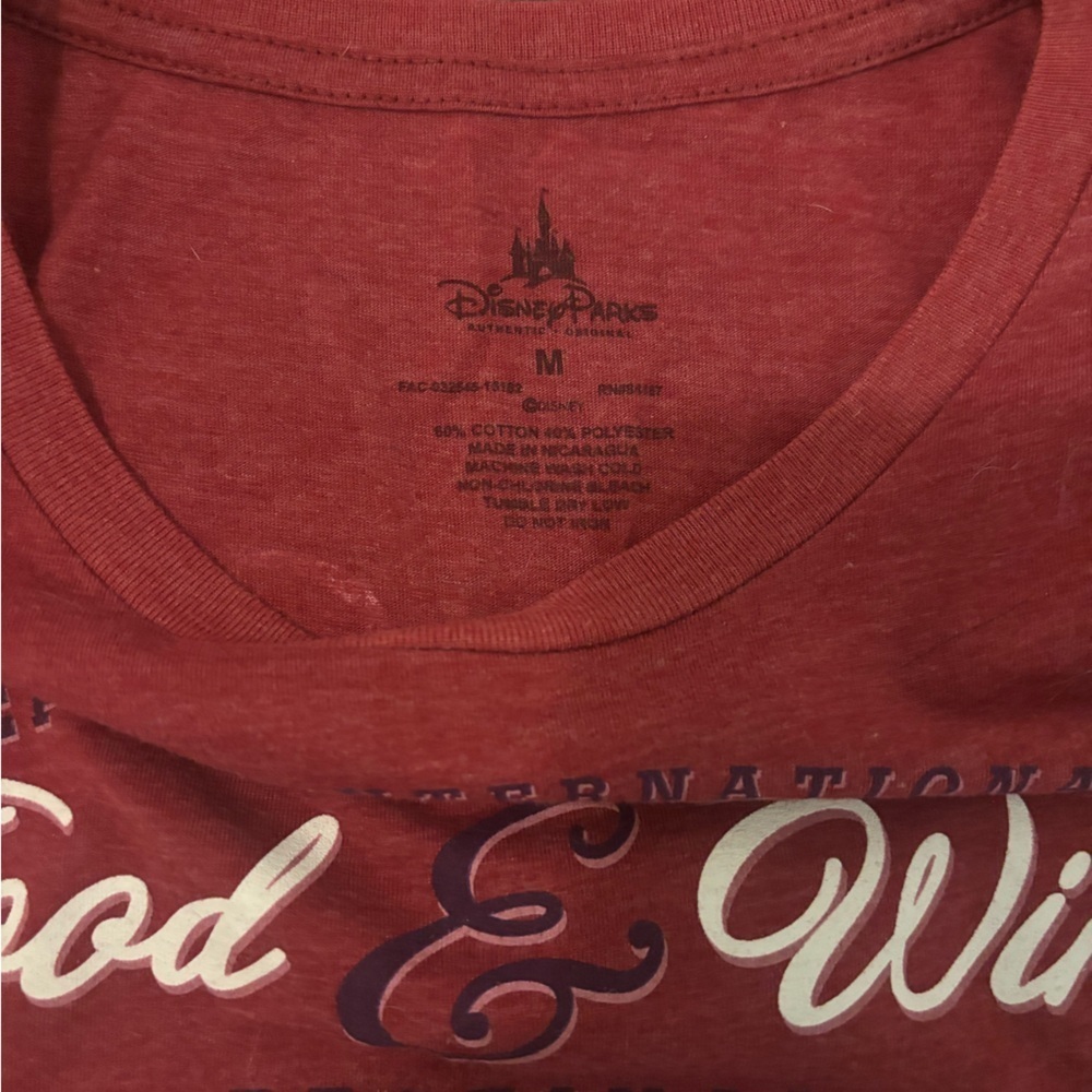 Disney Parks Epcot Food & Wine Festival 2015 T-Shirt – 20th Anniversary - Picture 3 of 3